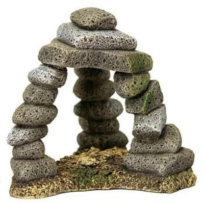 Blue Ribbon Exotic Environments Triple Pebble Archway Blue Ribbon Pet