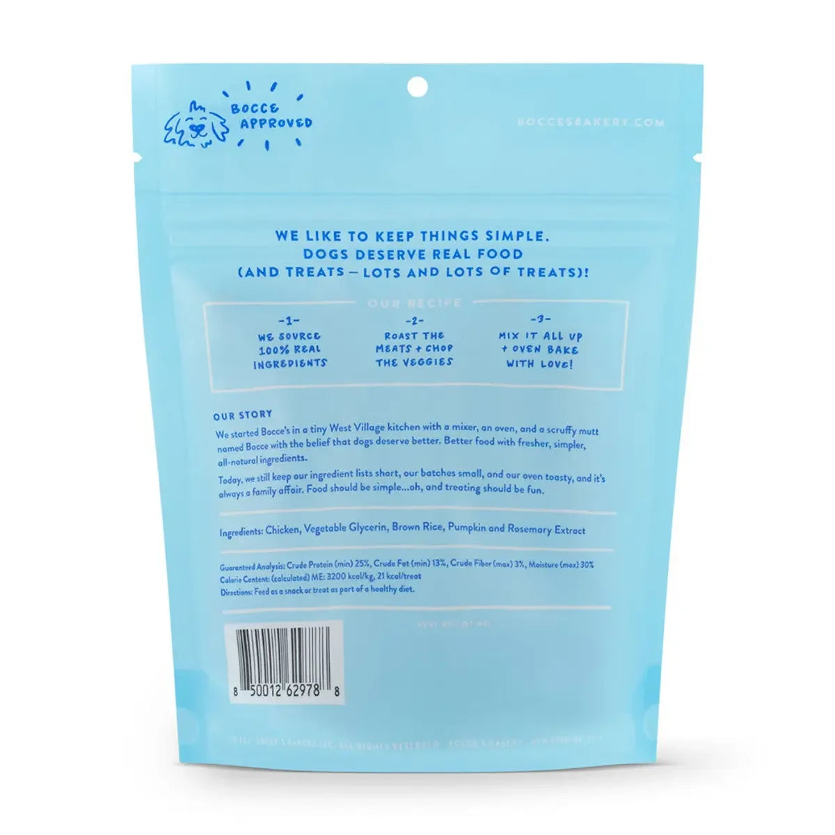 Bocce's Bakery 4oz Chicken Grazers Jerky Sticks Dog Treats Bocce's Bakery