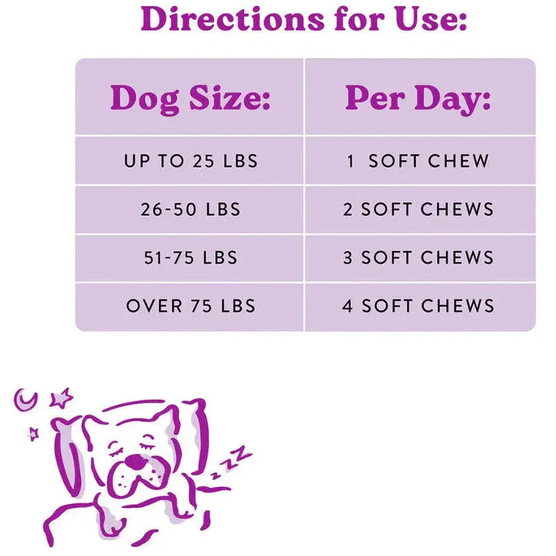 Bocce's Bakery Calming 60 Count Soft Chew Dog Supplements Bocce's Bakery