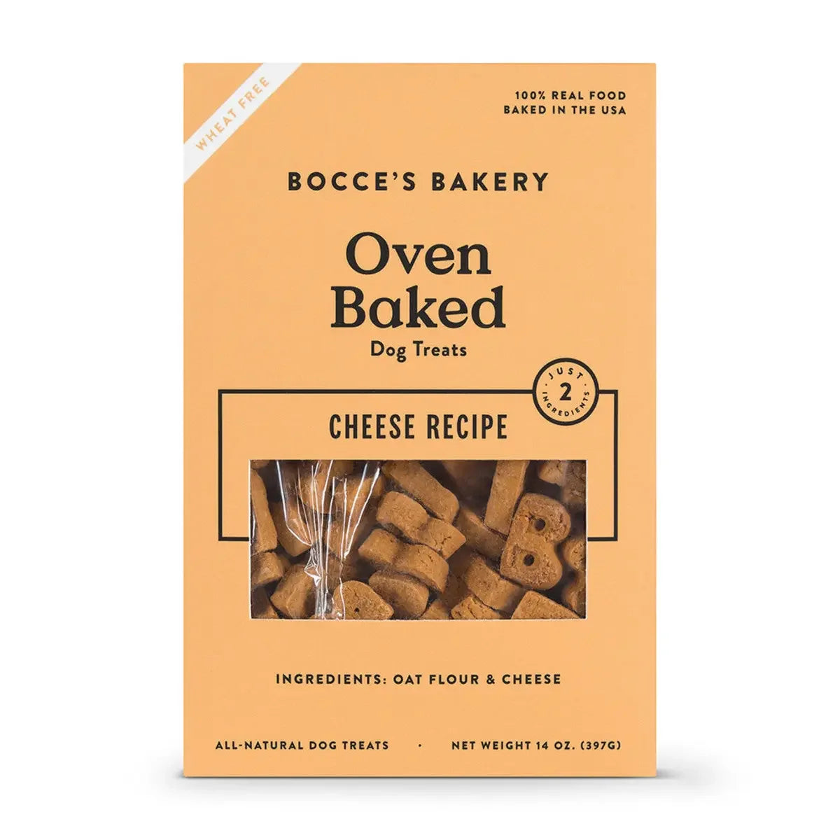 Bocce's Bakery Cheese 14oz Biscuit Boxes Dog Treats Bocce's Bakery
