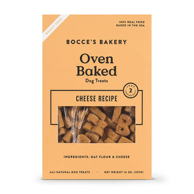 Bocce's Bakery Cheese 14oz Biscuit Boxes Dog Treats Bocce's Bakery