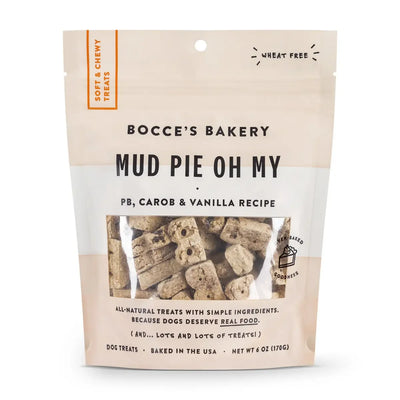 Bocce's Bakery Mud Pie Oh My 6oz Soft & Chewy Dog Treats Bocce's Bakery