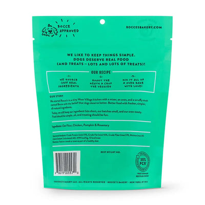 Bocce's Bakery Sunday Roast 5oz Biscuit Bags Dog Treats Bocce's Bakery