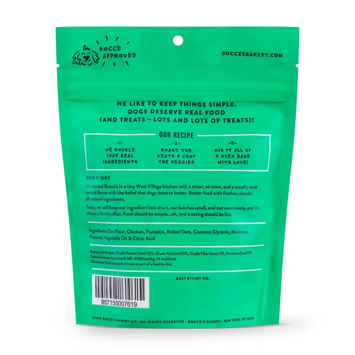 Bocce's Bakery Sunday Roast 6oz Soft & Chewy Dog Treats Bocce's Bakery