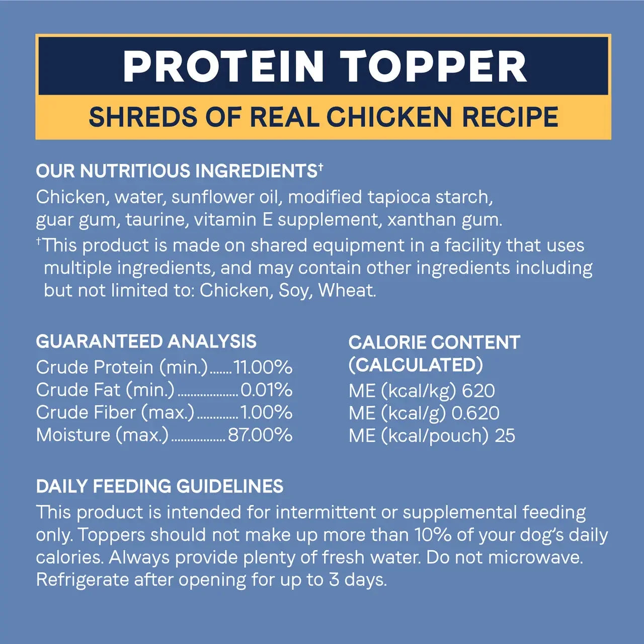 CANIDAE PURE Petite Goodness Protein Topper for Small Breed Dogs 12ea/1.4 oz CANIDAE