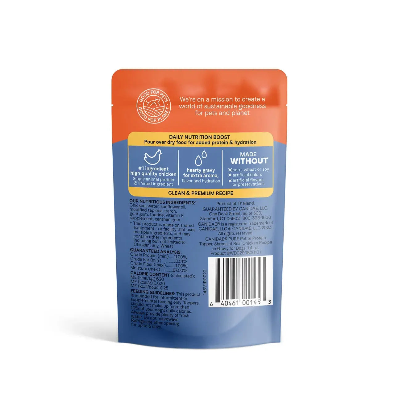 CANIDAE PURE Petite Goodness Protein Topper for Small Breed Dogs 12ea/1.4 oz CANIDAE