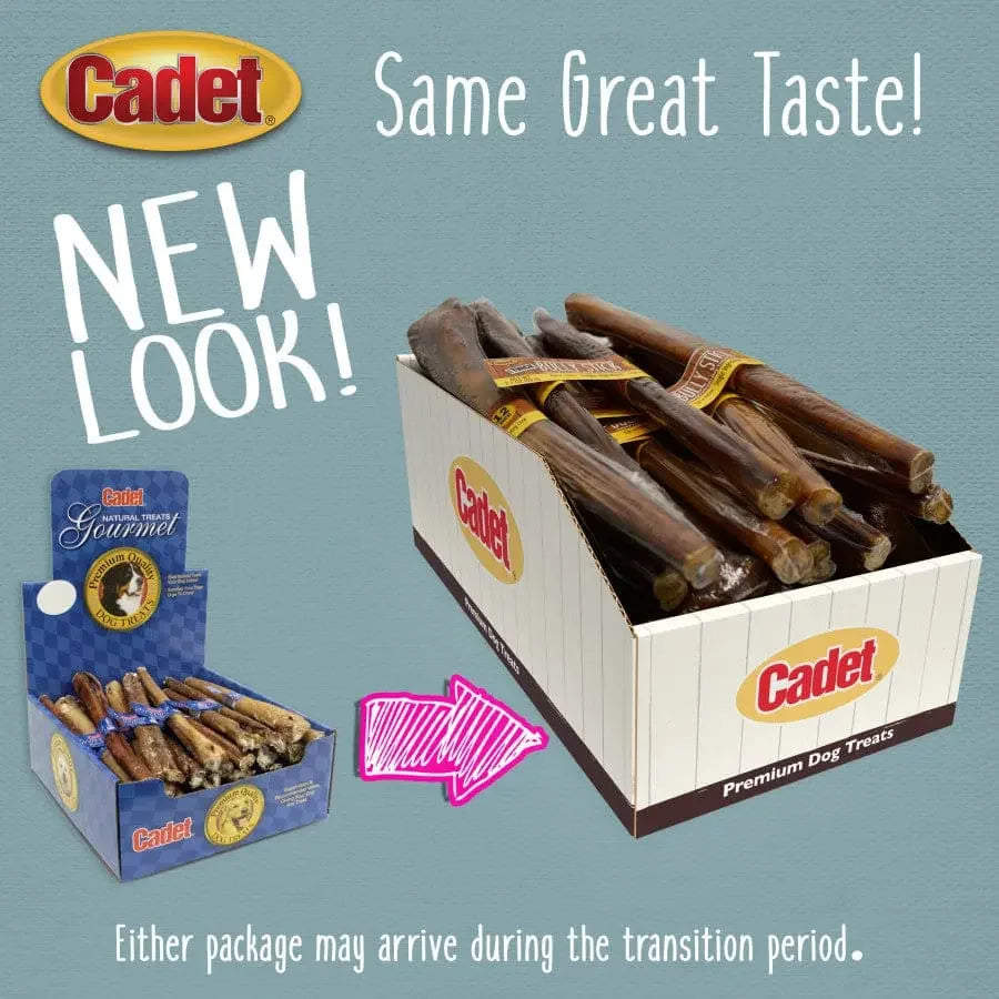 Cadet Bully Sticks Display Dog Chews Cadet