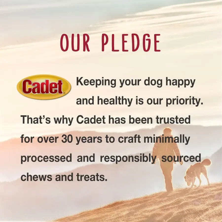 Cadet Gourmet Beef Hide & Duck Dog Twist Sticks Cadet