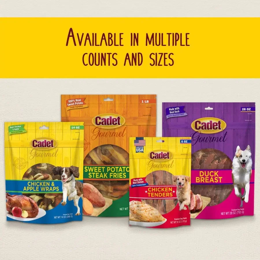 Cadet Gourmet Beef Hide & Duck Dog Twist Sticks Cadet