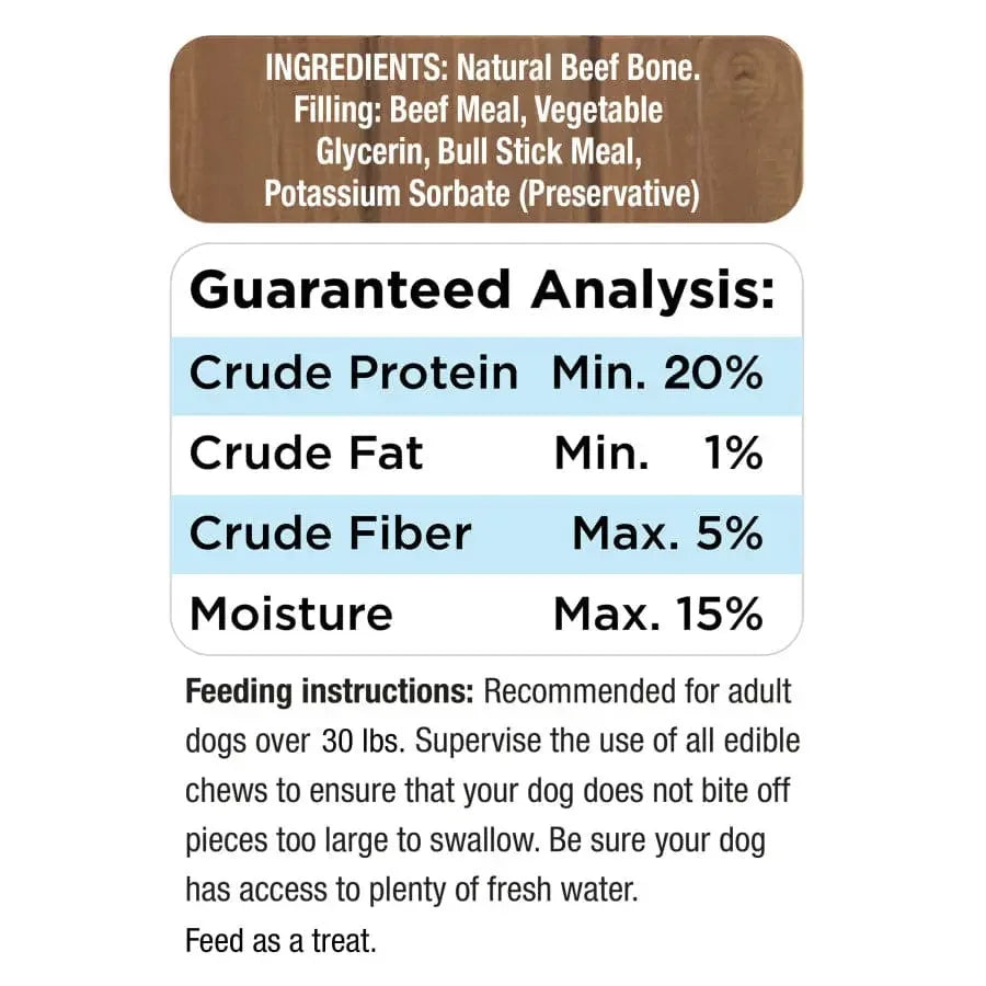Cadet Stuffed Shin Bone for Dogs Cadet