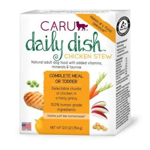 Caru Pet Food Daily Dish Real Chicken Stew for Dogs Caru Pet Food
