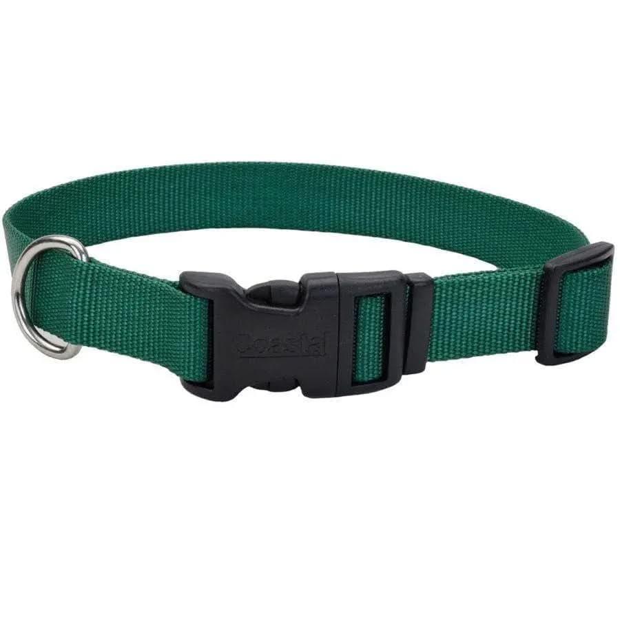 Coastal Adjustable Nylon Dog Collar with Plastic Buckle Coastal CPD