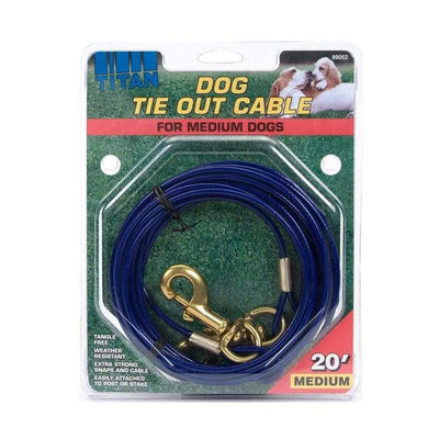 Coastal® Titan® Medium Cable Dog Tie Out 20 Feet Coastal®