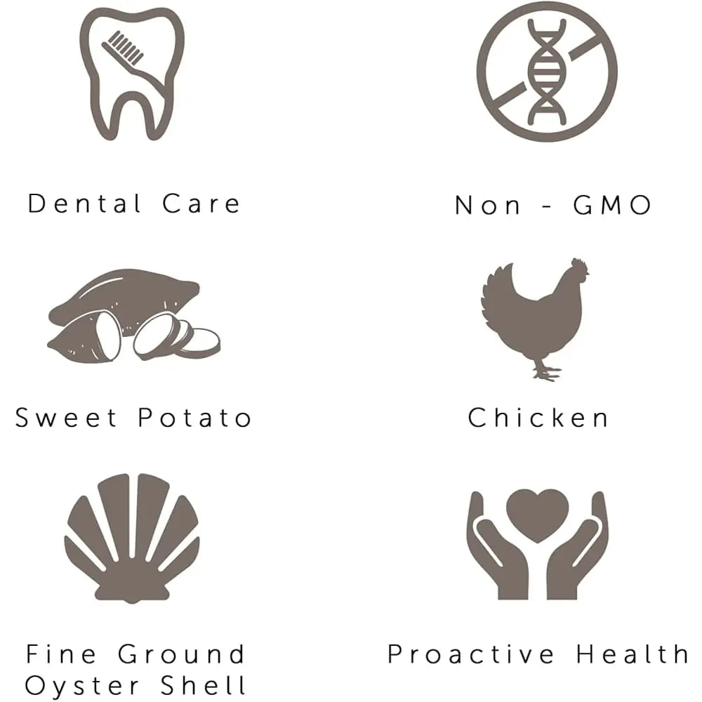 Crumps' Naturals Chicken Plaque Busters Dental Dog Treats Crumps' Naturals