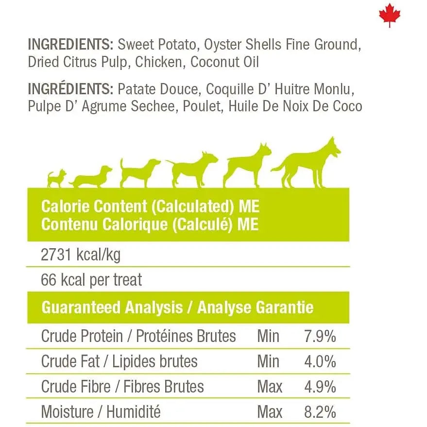 Crumps' Naturals Chicken Plaque Busters Dental Dog Treats Crumps' Naturals