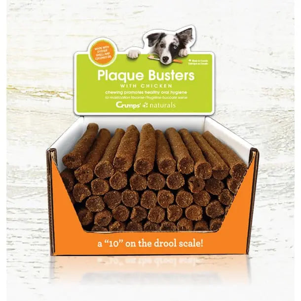 Crumps' Naturals Chicken Plaque Busters Dental Dog Treats Crumps' Naturals