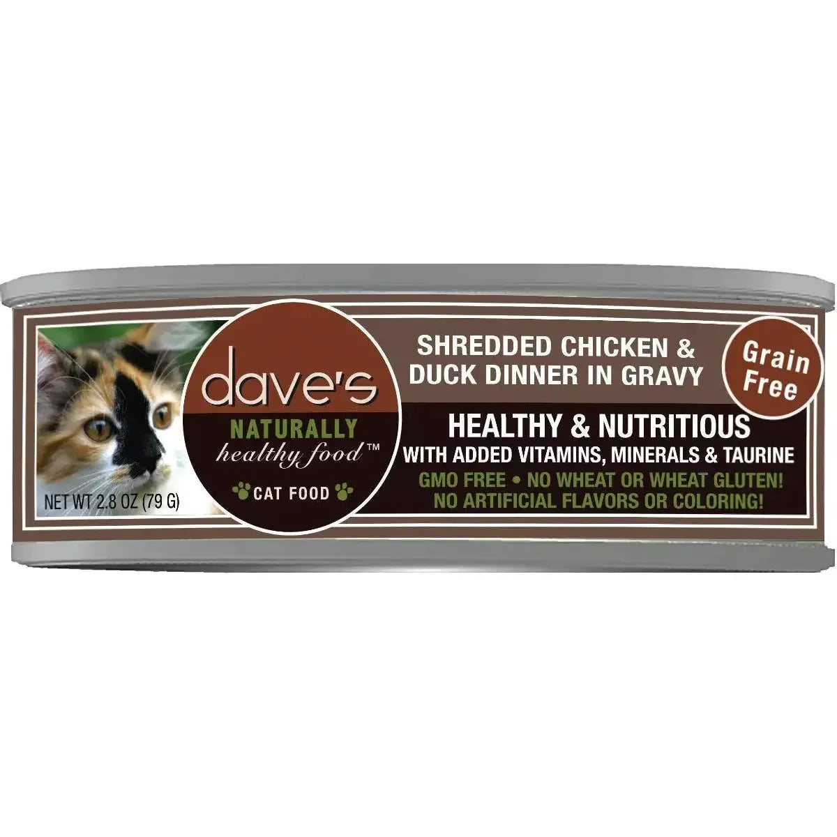 Dave's Pet Food Naturally Healthy Grain-Free Dinner in Gravy Wet Cat Food case of 24 Dave's Pet Food