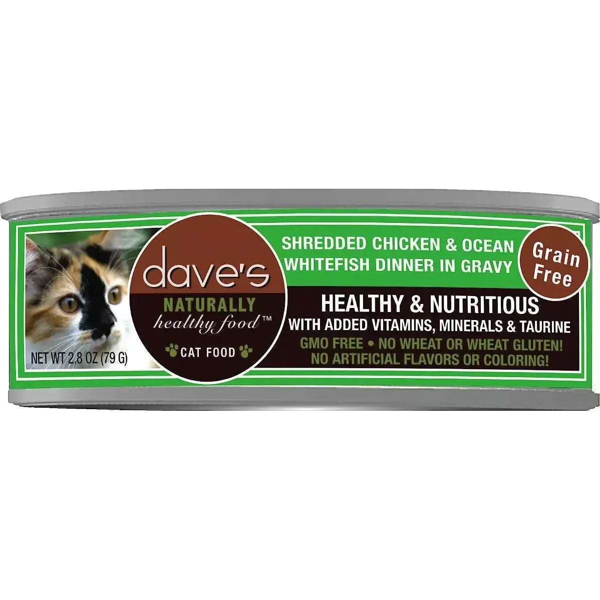 Dave's Pet Food Naturally Healthy Grain-Free Dinner in Gravy Wet Cat Food case of 24 Dave's Pet Food