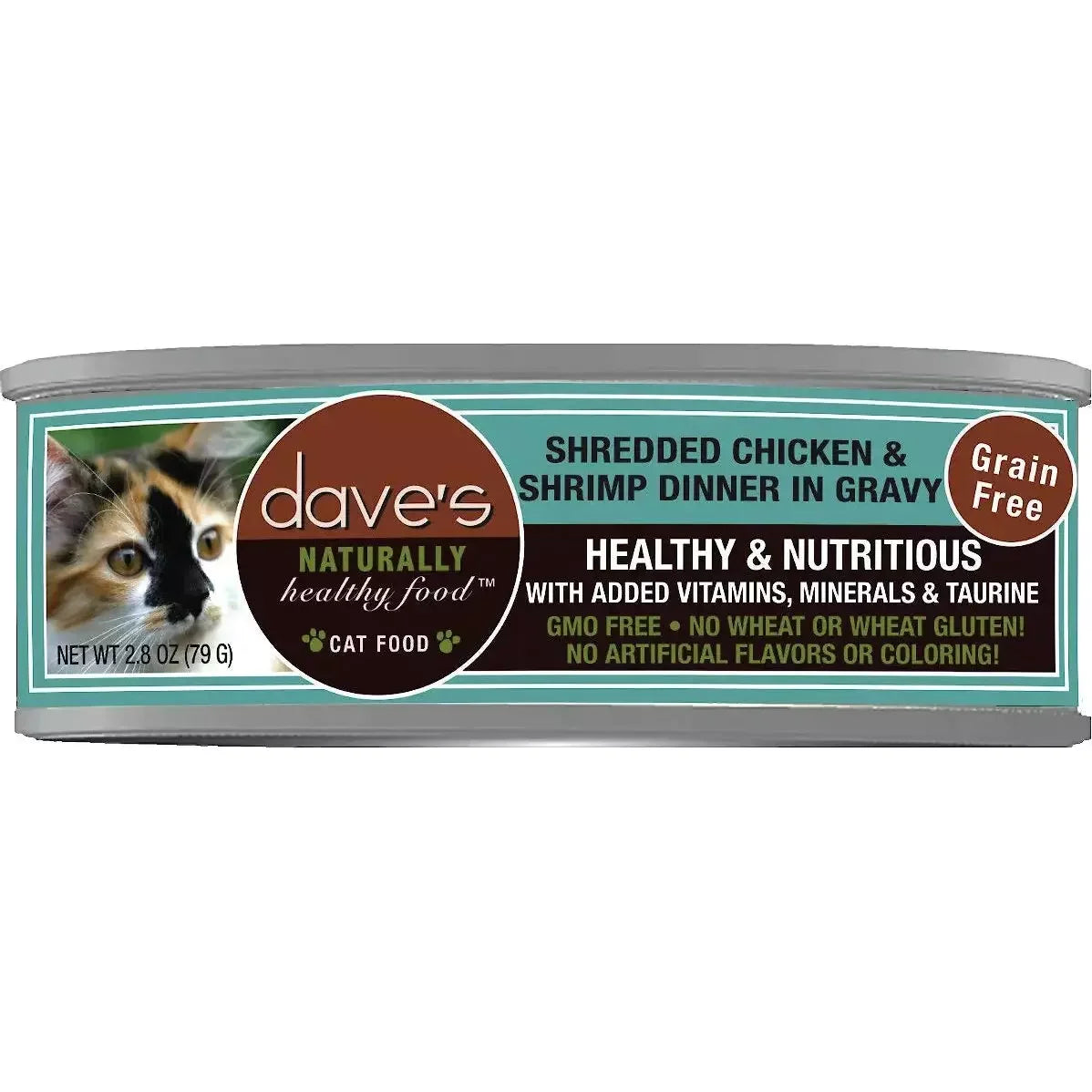 Dave's Pet Food Naturally Healthy Grain-Free Dinner in Gravy Wet Cat Food case of 24 Dave's Pet Food