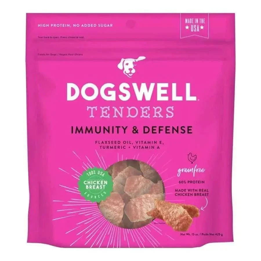 Dogswell Immunity & Defense Grain-free Chicken Tenders Dog Treat 15 oz Dogswell CPD