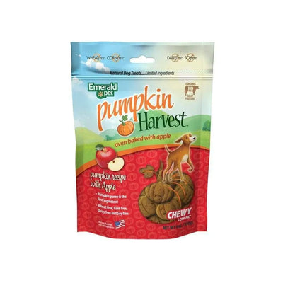 Emerald Pet® Harvest Pumpkin Recipe with Apple Dog Treats 6 Oz Emerald Pet®