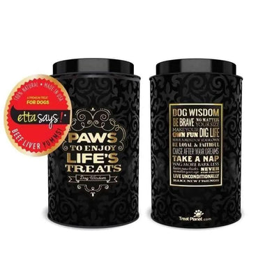 Etta Says! Gift Tin Freeze Dry Beef Liver Dog Treat 1ea/1.6 oz Etta Says