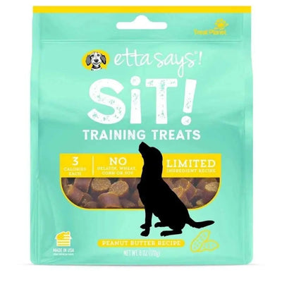 Etta Says! Sit! Dog Training Treats Peanut Butter Recipe 6 oz Etta Says