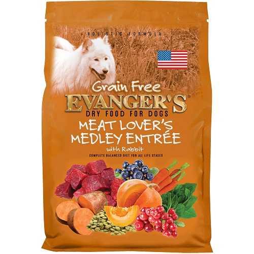 Evanger's Grain-Free Meat Lovers Medley With Rabbit Dog Dry Food Evanger's