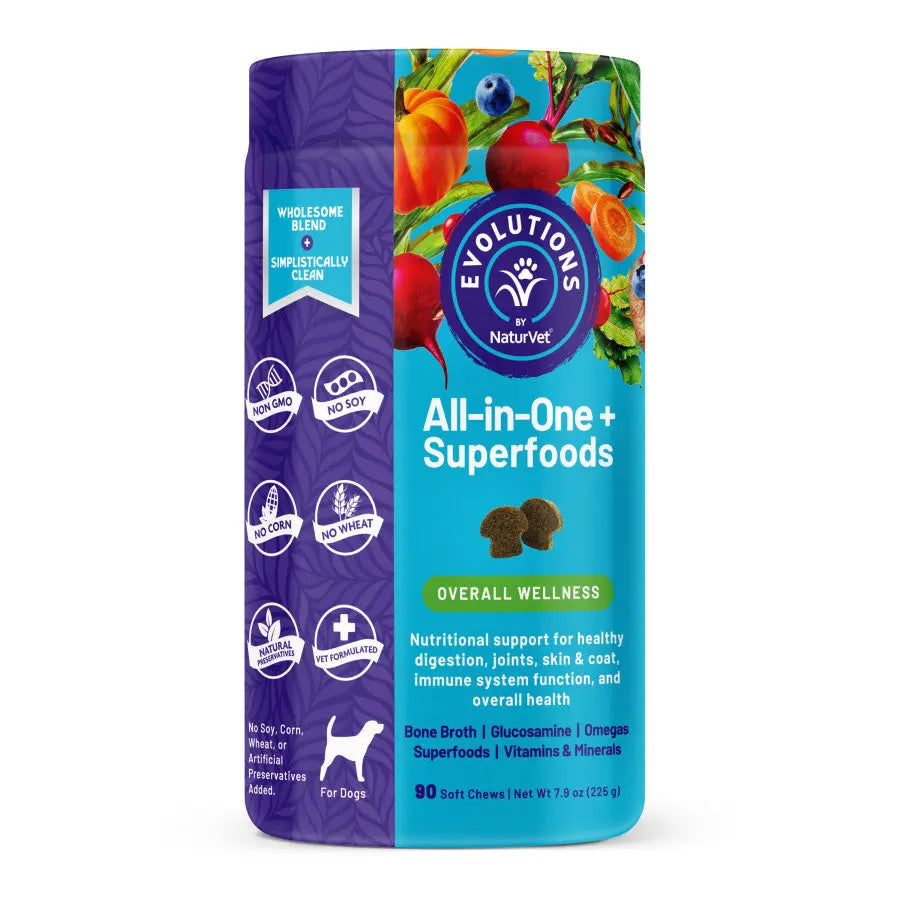 Evolutions by NaturVet All in One Plus Superfoods Soft Chews 90 ct Evolutions by NaturVet