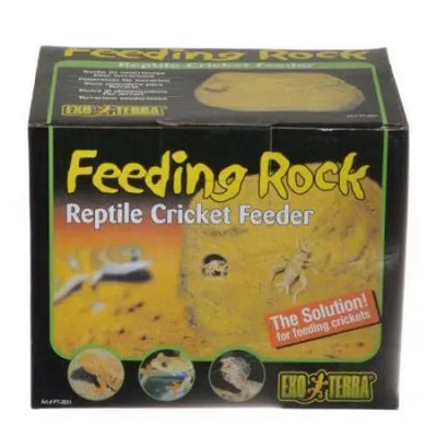Exo-Terra Feeding Rock Reptile Cricket Feeder Exo-Terra