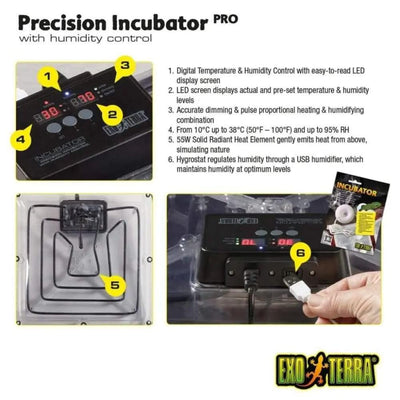Exo Terra Precision Incubator Pro Exo Terra