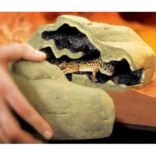 Exo Terra Reptile Den Small Terrarium Tunnel System Hiding Cave Exo-Terra