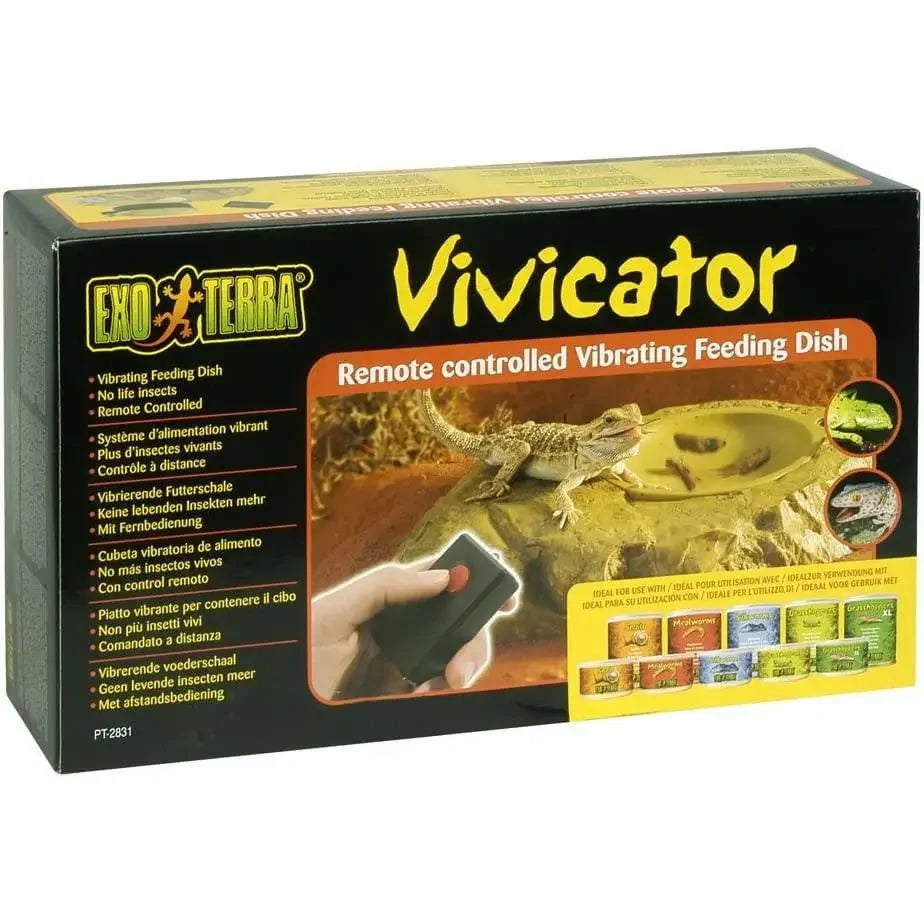 Exo Terra Vivicator Vibrating Feeding Dish Exo-Terra