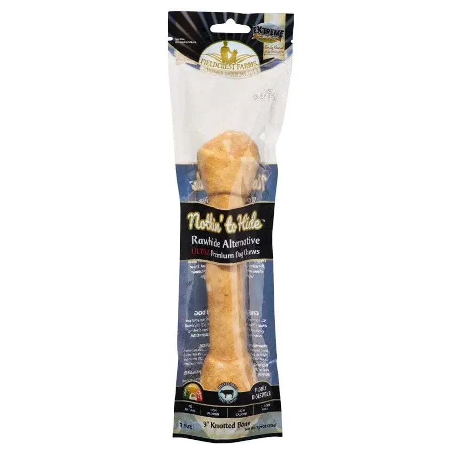 Fieldcrest Farms Nothin' To Hide Ultra Knotted Bone Dog Treat Beef Fieldcrest Farms