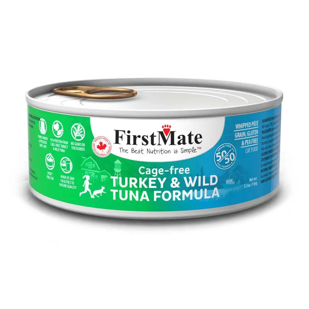 FirstMate 50/50 Cage Free Wet Cat Food 5.5 Oz case of 24 FirstMate?