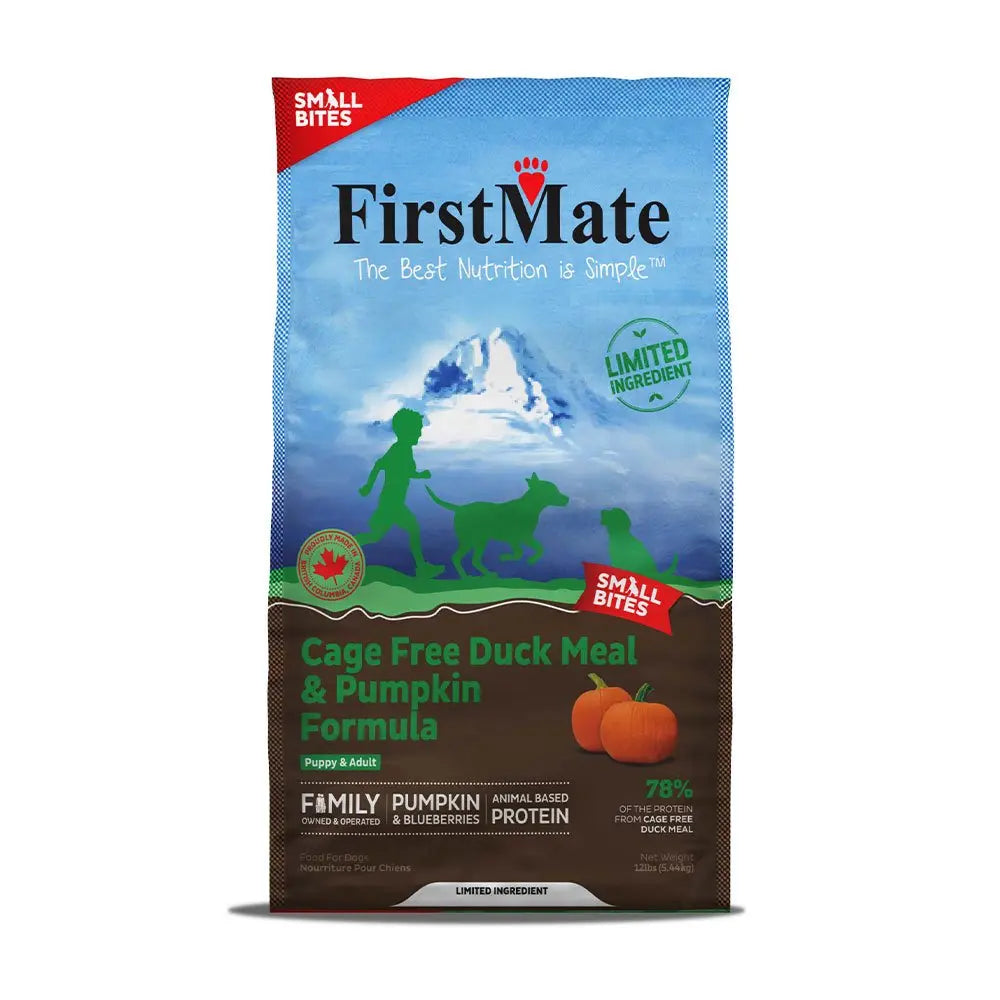 FirstMate Grain Free Limited Ingredient Duck Meal and Pumpkin