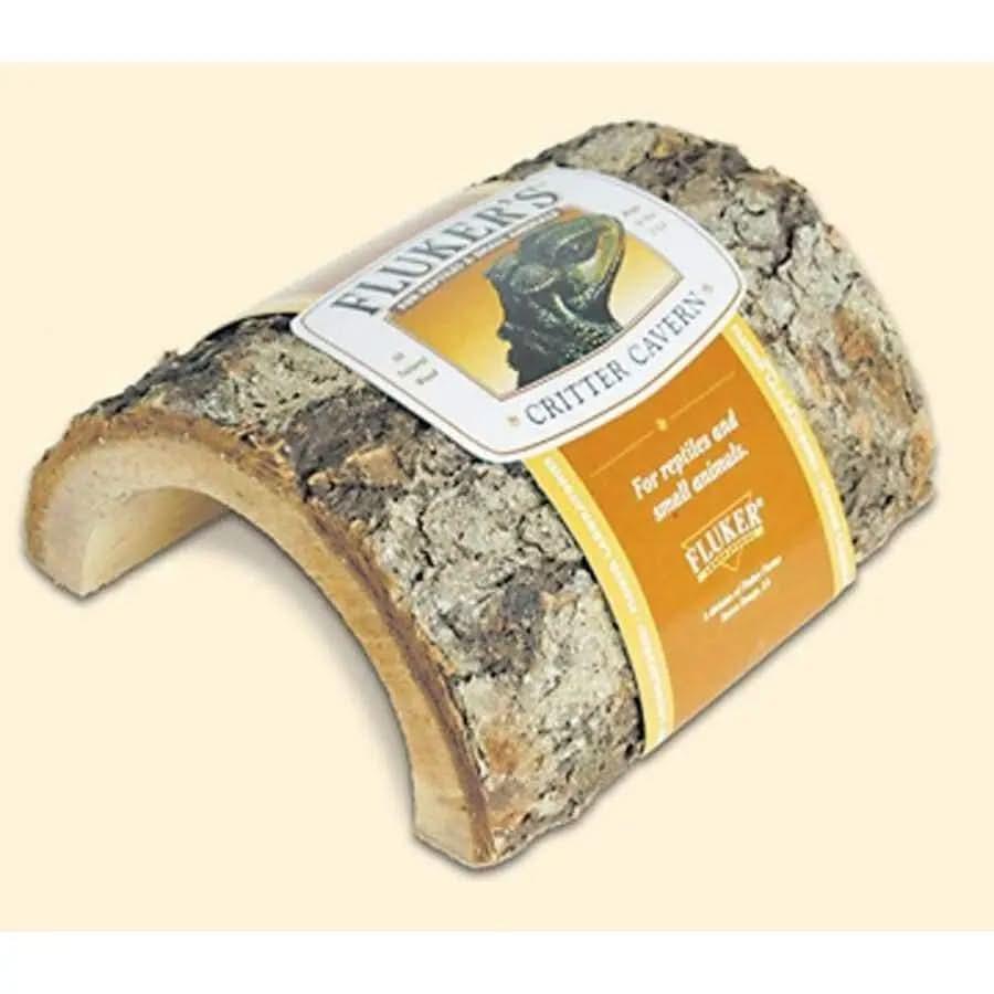Fluker's Critter Cavern Half Log Hideaway Half Log Brown Fluker's CPD