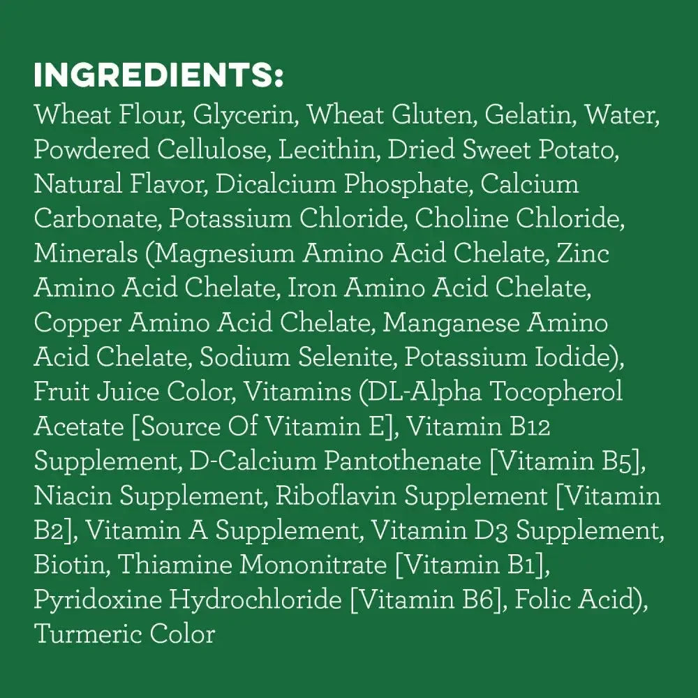 GREENIES Sweet Potato Flavored Dental Treats Greenies