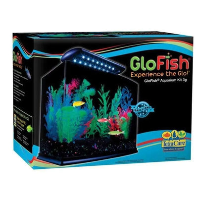 GloFish Cresent Aquarium Kit Black, Clear 1ea/3 gal GloFish