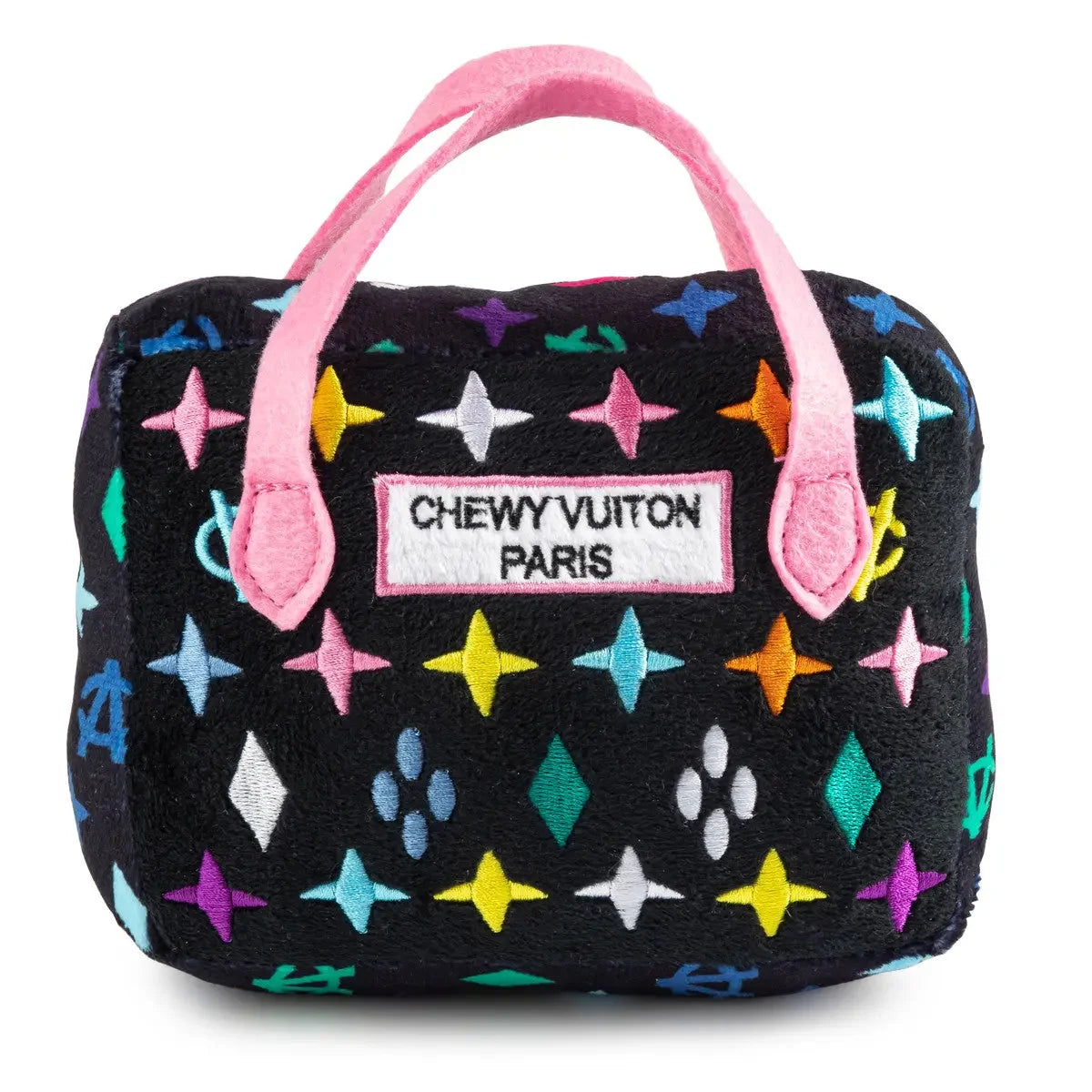 Haute Diggity Dog Black Monogram Chewy Vuiton Bag Dog Plush Toys Haute Diggity Dog