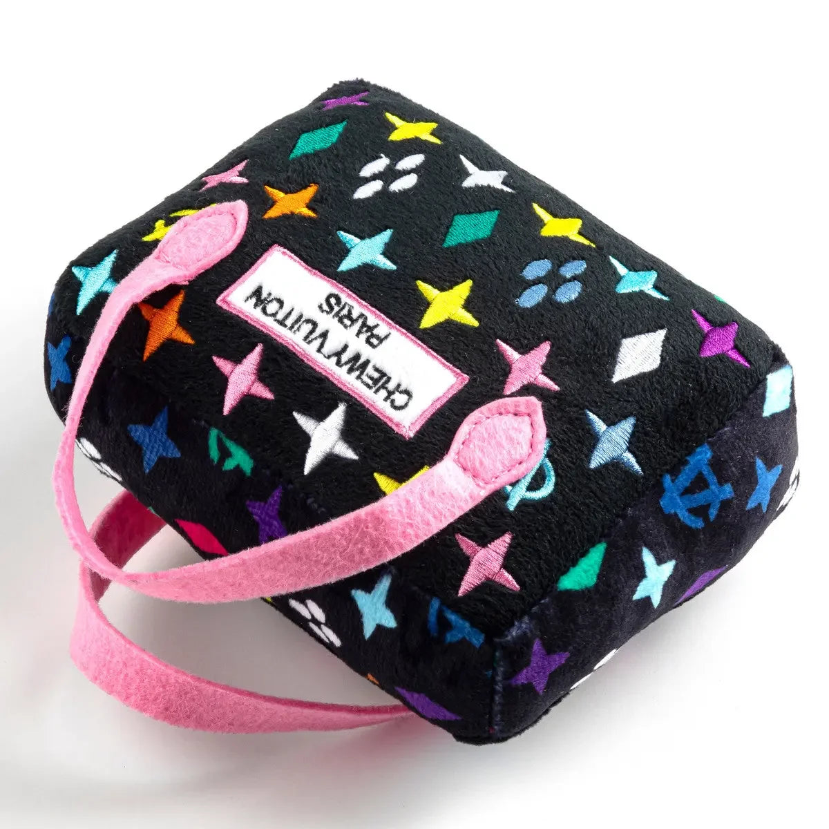 Haute Diggity Dog Black Monogram Chewy Vuiton Bag Dog Plush Toys Haute Diggity Dog