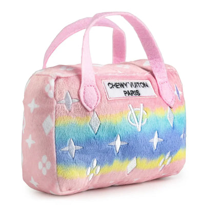 Haute Diggity Dog Pink Ombre Chewy Vuiton Bag Plush Toy Dog Haute Diggity Dog