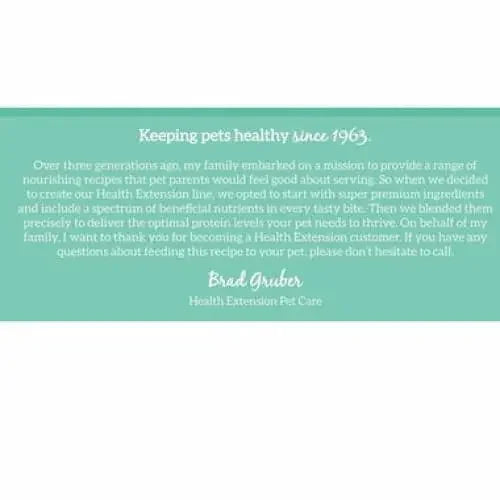 Health Extension Grain Free Venison Dry Dog Food Health Extension