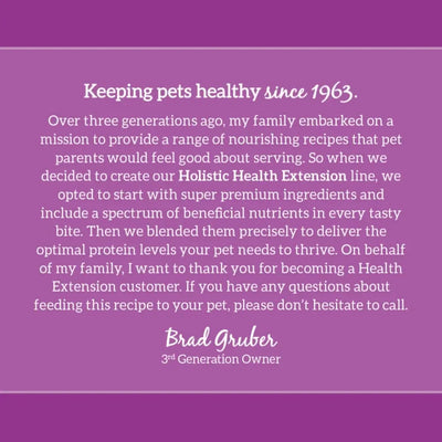 Health Extension Original Chicken & Brown Rice Recipe Health Extension