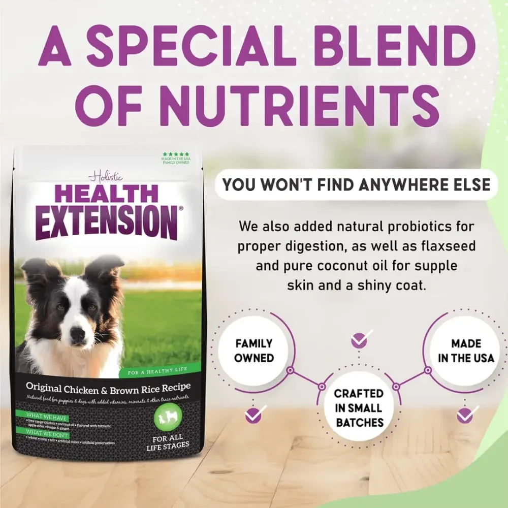 Health Extension Original Chicken & Brown Rice Recipe Health Extension