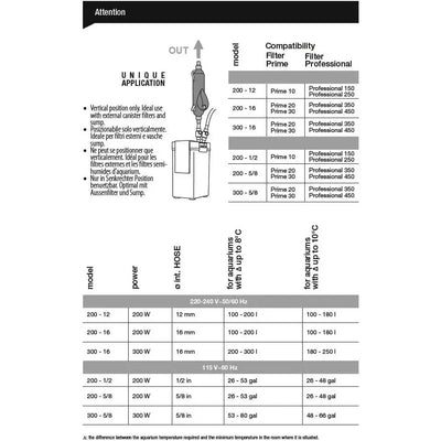 Hydor In-Line ETH External Heater Hydor