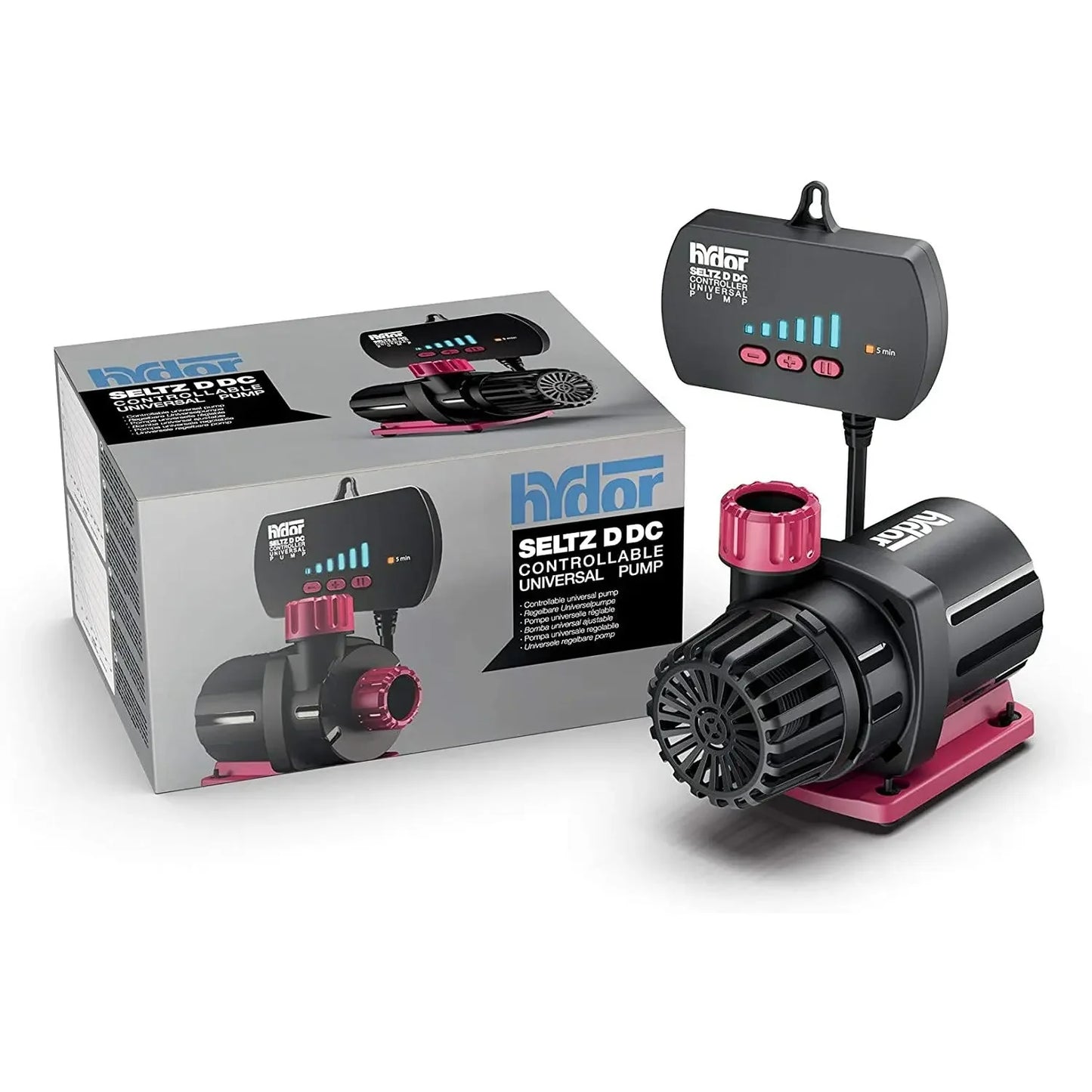 Hydor Seltz D DC Controllable Universal Pump for Aquariums, Reefs, Ponds, Turtles, Terrariums and Fountains Hydor