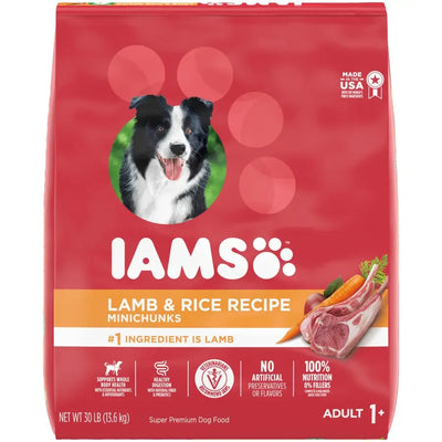 IAMS ProActive Health Adult Lamb Rice Dry MiniChunk Dog Food 44 lb IAMS CPD