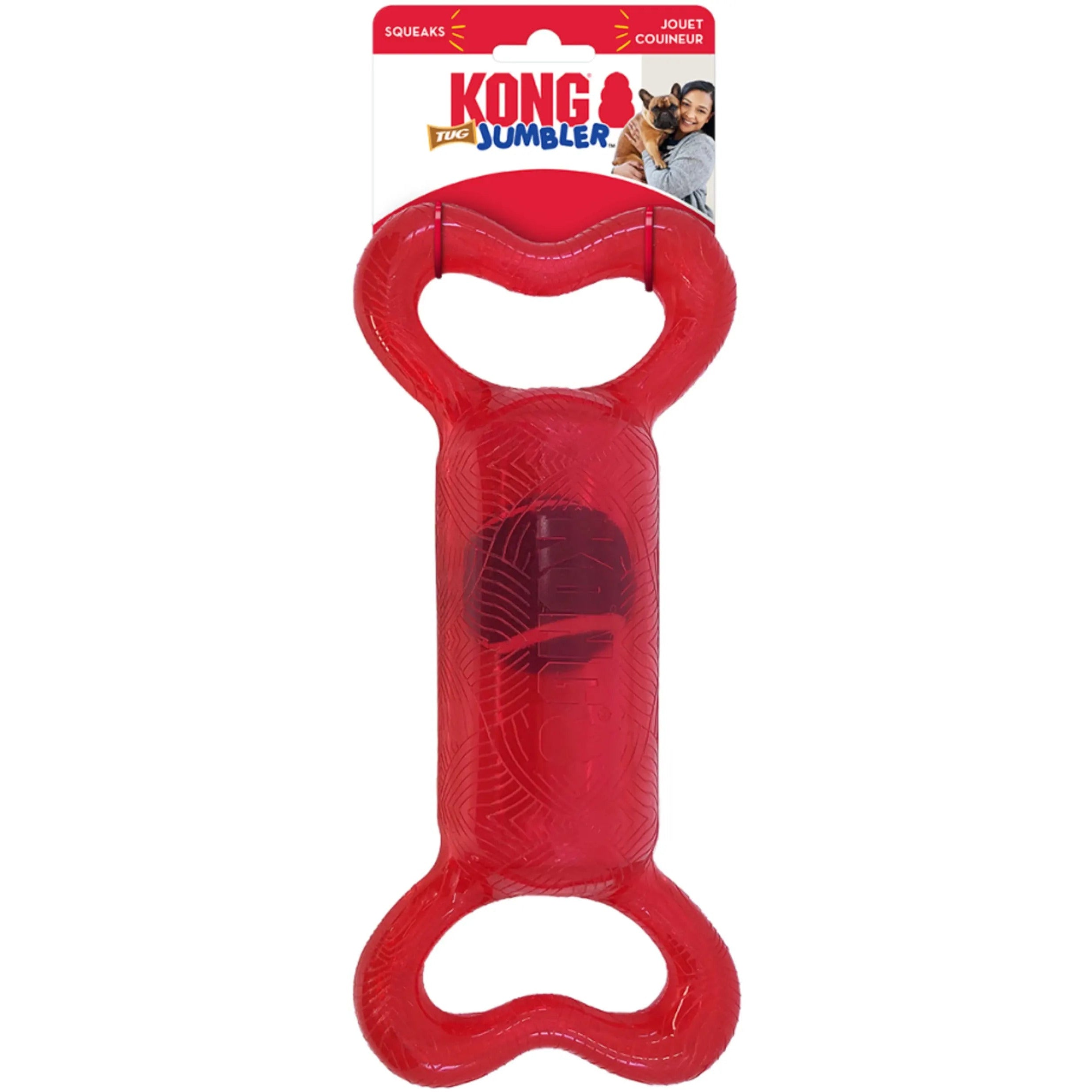 KONG Jumbler Tug Dog Toy KONG Jumbler Tug Dog Toy Assorted
