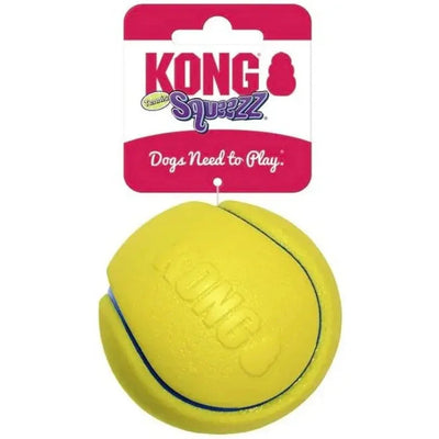 KONG Squeezz Tennis Ball for Dogs Assorted Colors Kong